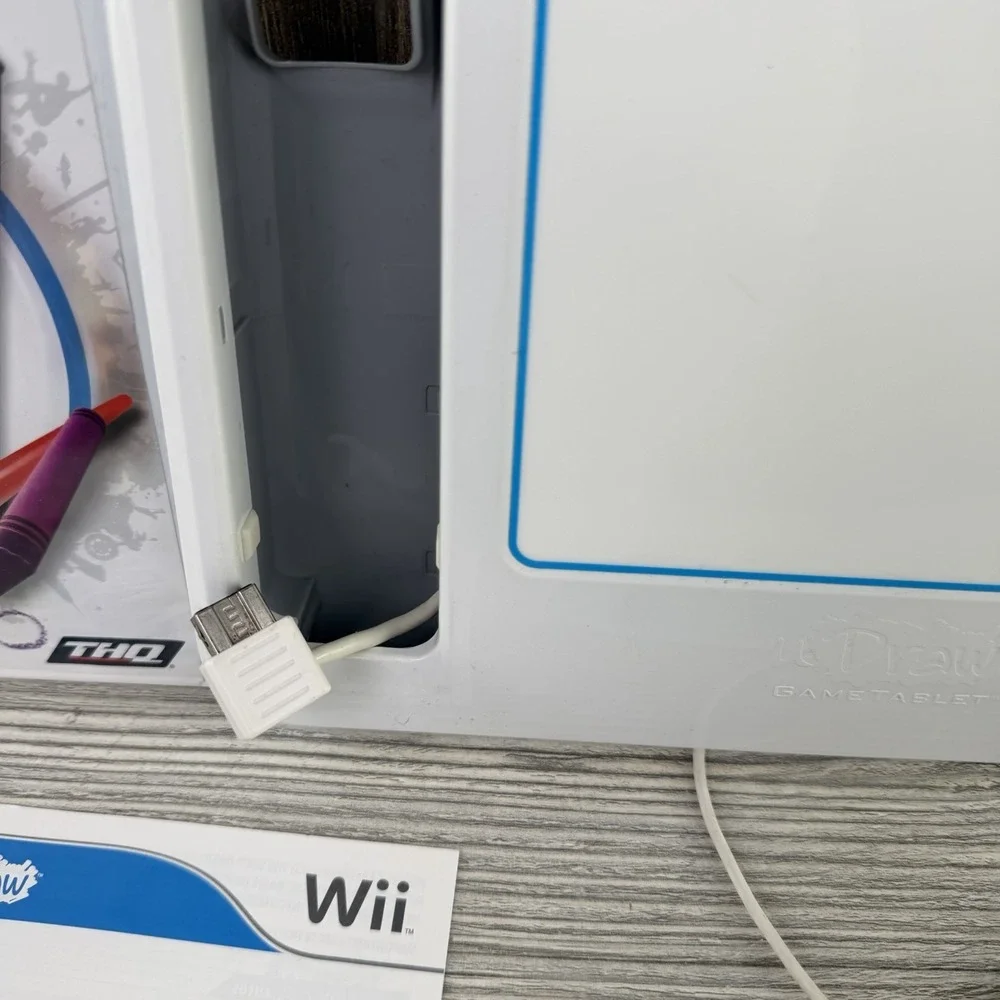Nintendo Wii uDraw Tablet Game Bundle Tested And Working